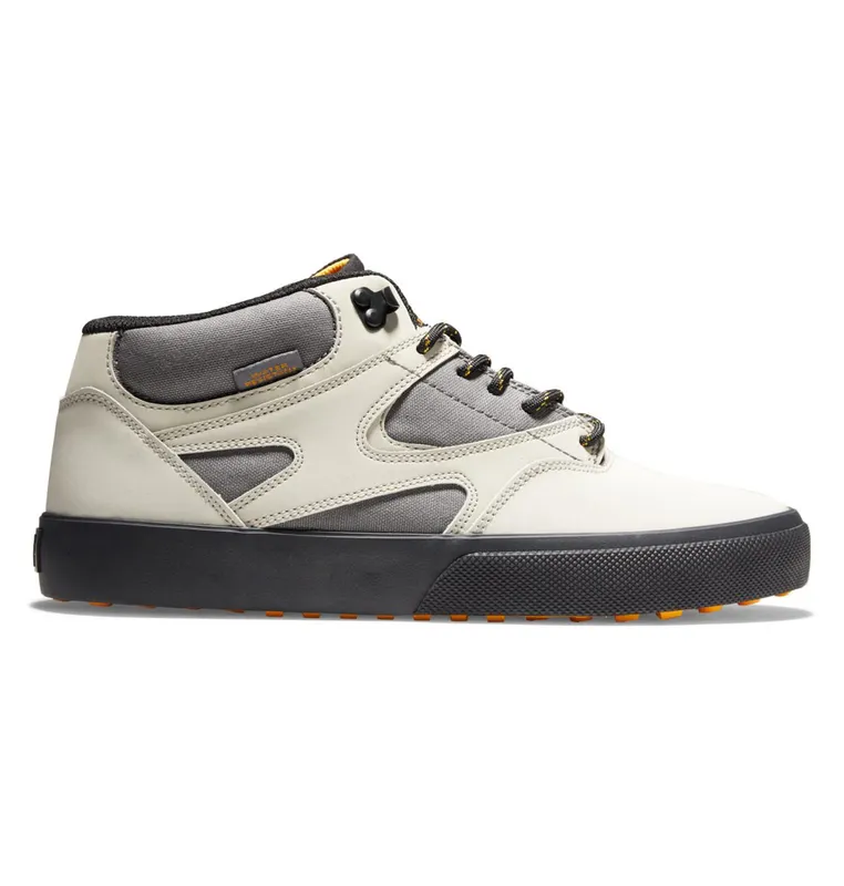 DC Shoes Kalis Vulc Mid Wnt heather grey/gold cream (ADYS300744-HYG)