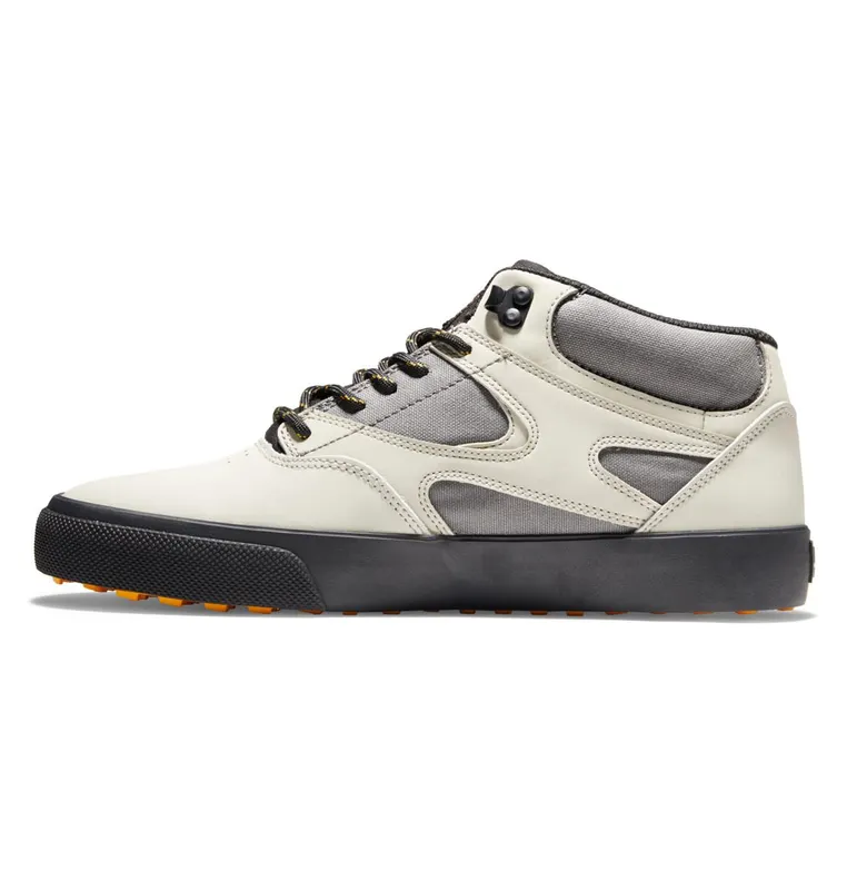 DC Shoes Kalis Vulc Mid Wnt heather grey/gold cream (ADYS300744-HYG)