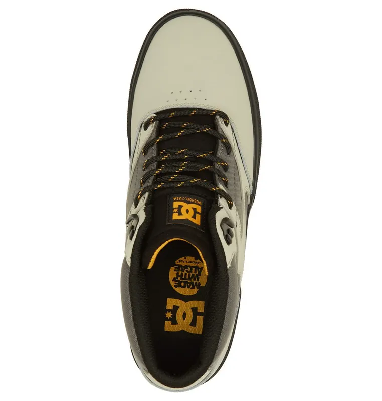DC Shoes Kalis Vulc Mid Wnt heather grey/gold cream (ADYS300744-HYG)