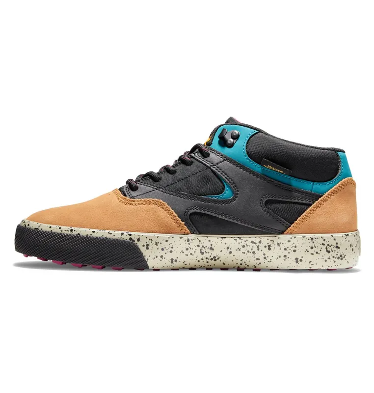 DC Shoes Kalis Vulc Mid Wnt black/brown/green (ADYS300744-XKCG)