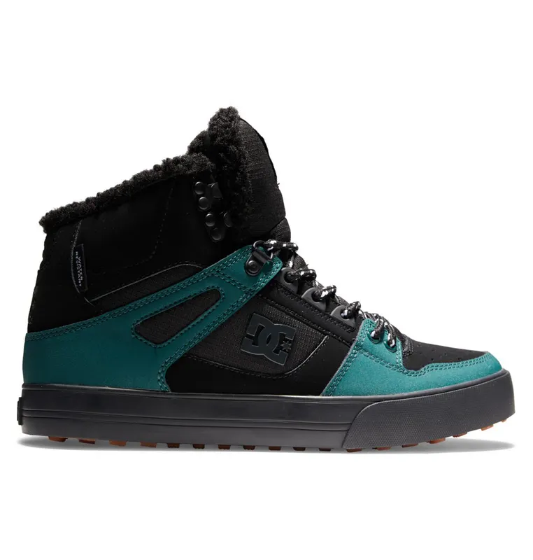 DC Shoes Pure High WNT black/black/green (ADYS400047-XKKG)