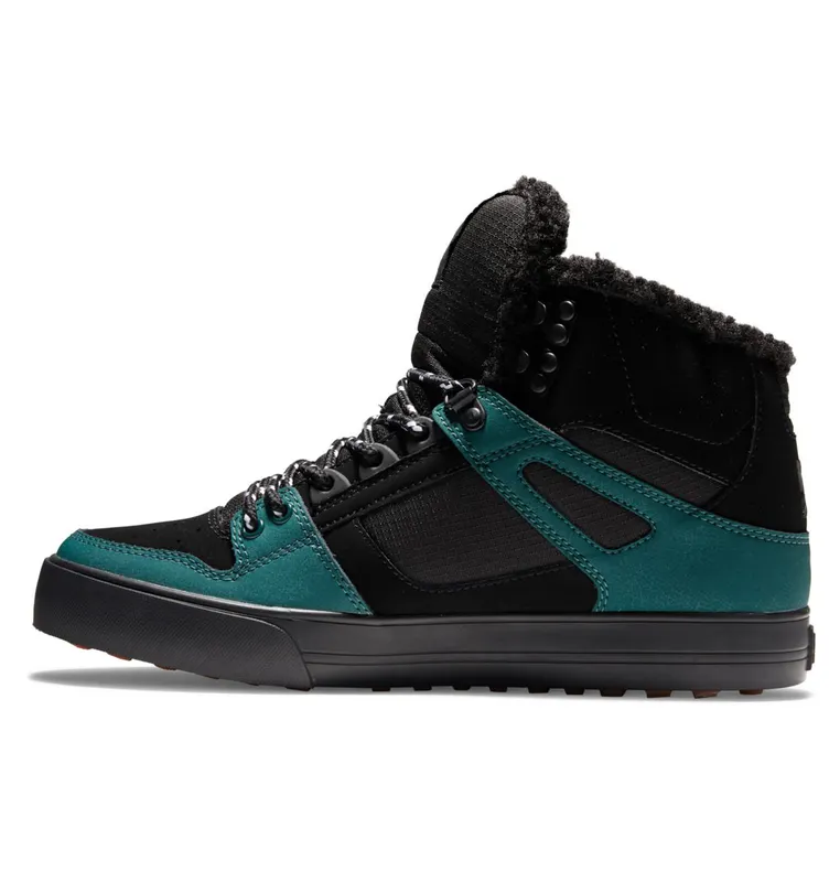 DC Shoes Pure High WNT black/black/green (ADYS400047-XKKG)