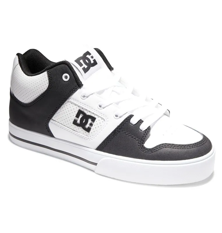 DC Shoes Pure Mid white/black/white (ADYS400082-WBI)
