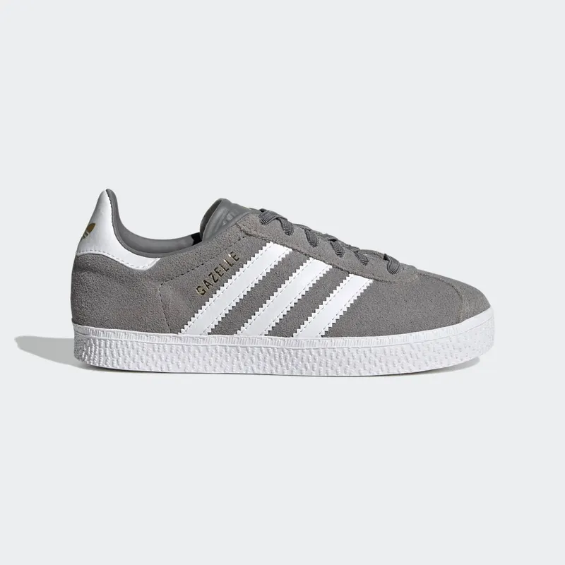 adidas Gazelle Grey Three / Cloud White / Gold Metallic (HP5377)