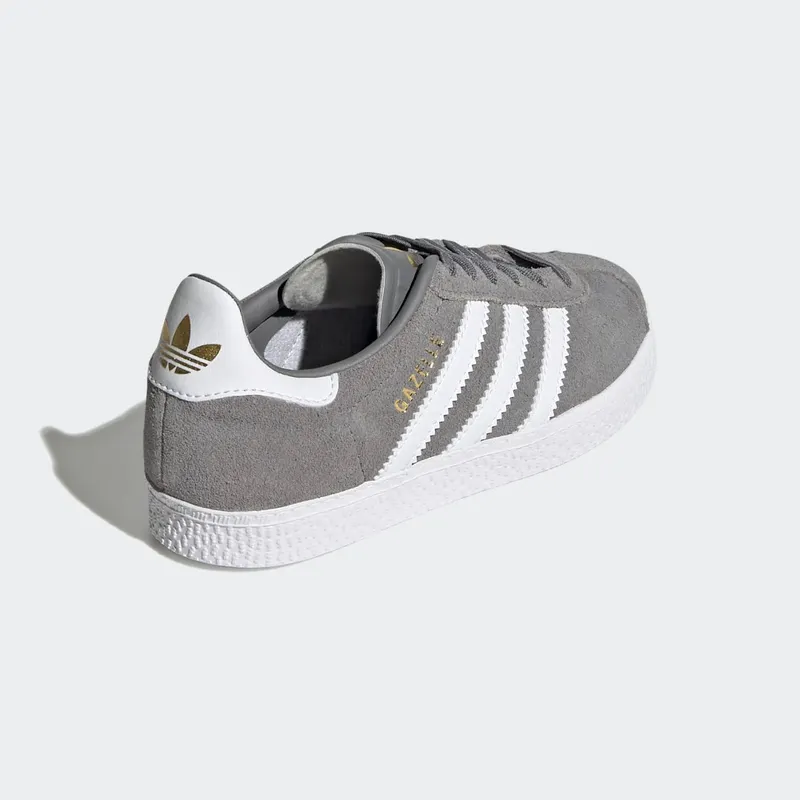 adidas Gazelle Grey Three / Cloud White / Gold Metallic (HP5377)