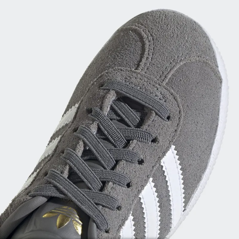 adidas Gazelle Grey Three / Cloud White / Gold Metallic (HP5377)