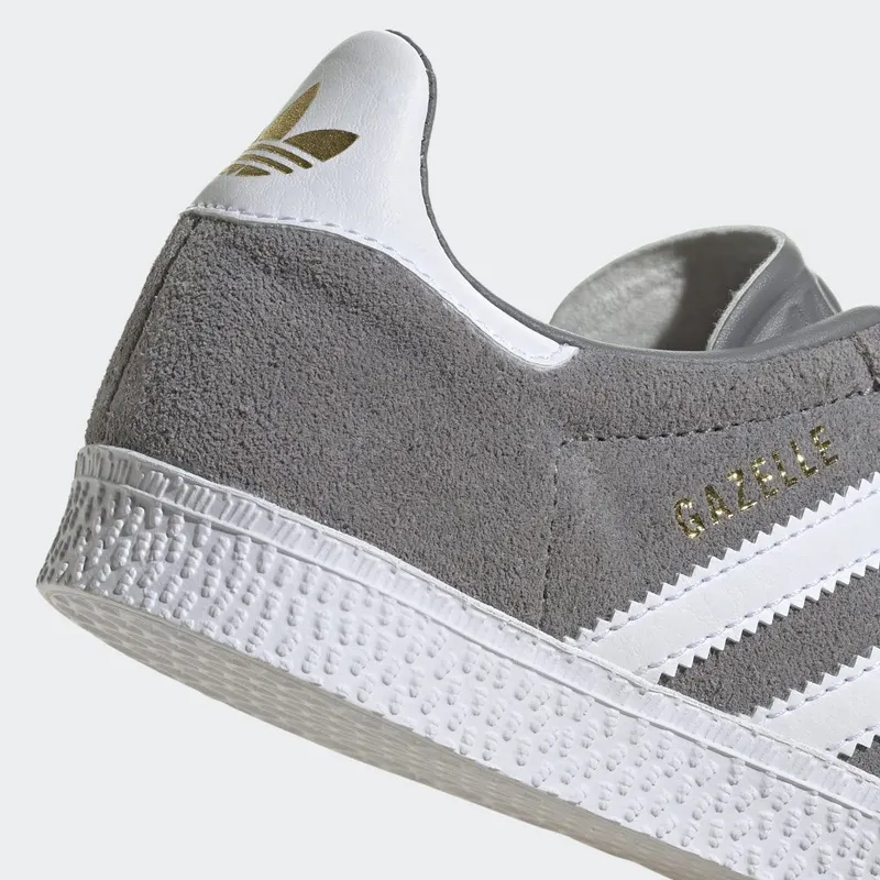 adidas Gazelle Grey Three / Cloud White / Gold Metallic (HP5377)