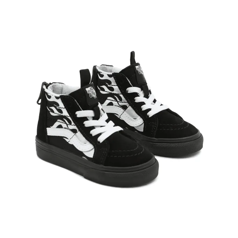 VANS Metallic Flame Sk8-hi Zip Zwart (VN000XG57US)