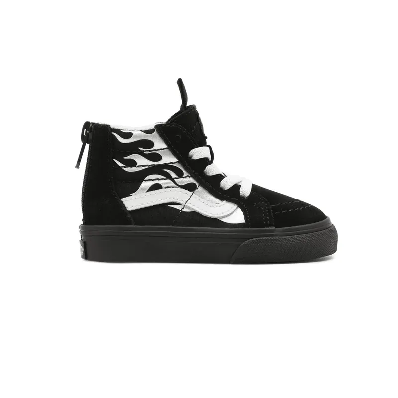 VANS Metallic Flame Sk8-hi Zip Zwart (VN000XG57US)