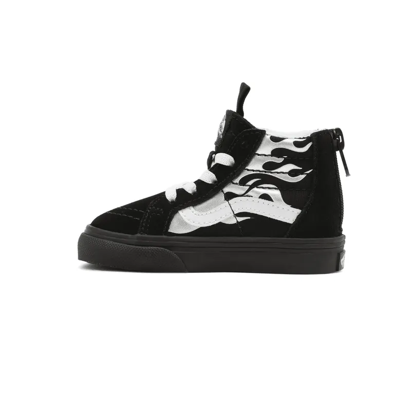 VANS Metallic Flame Sk8-hi Zip Zwart (VN000XG57US)