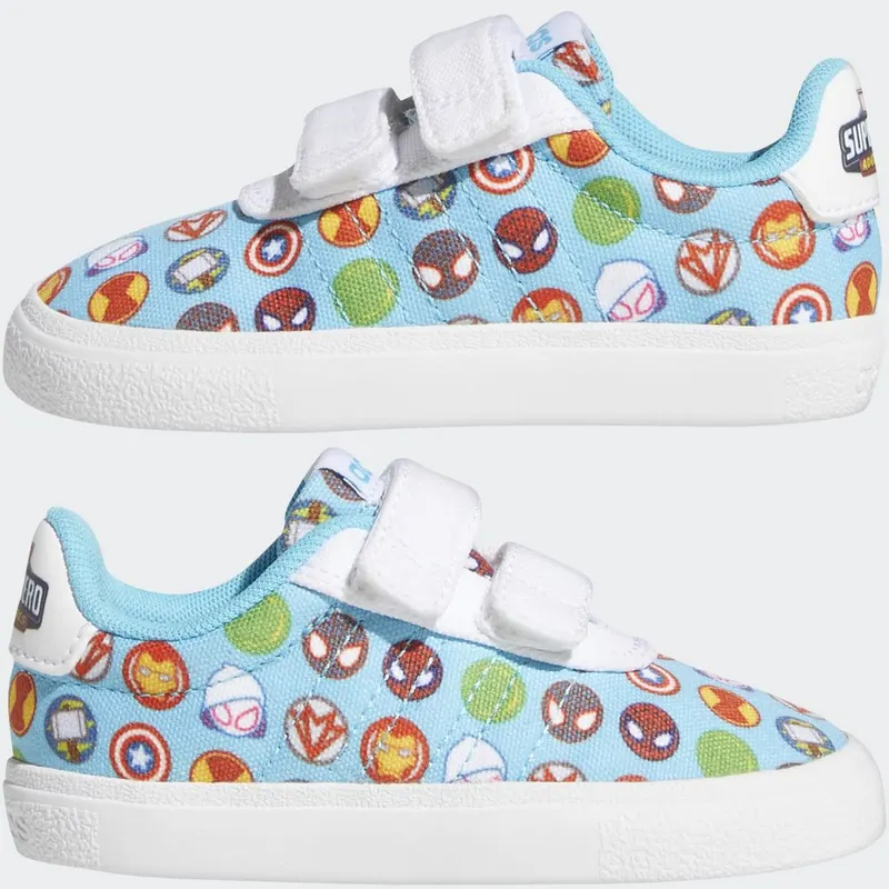 adidas adidas x Marvel Super Hero Adventures Vulc Raid3r Cloud White / Bright Cyan / Bright Cyan (GY5526)
