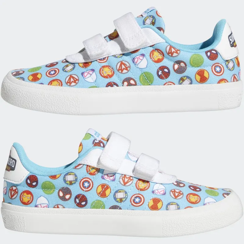 adidas adidas x Marvel Super Hero Adventures Vulc Raid3r Cloud White / Bright Cyan / Bright Cyan (GY5527)