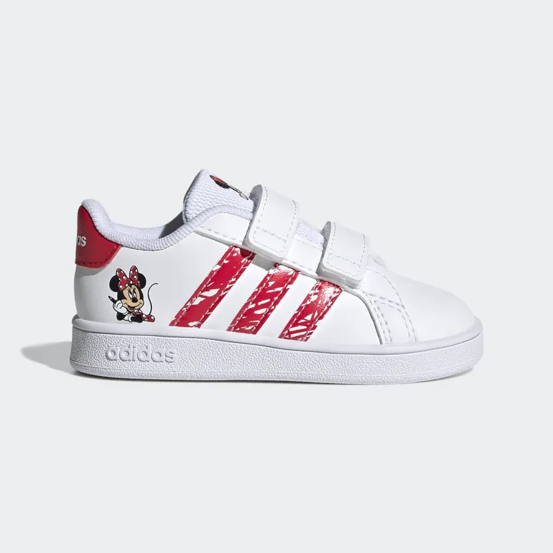 adidas adidas x Disney Minnie Mouse Grand Court Cloud White / Cloud White / Ray Red (GY8011)