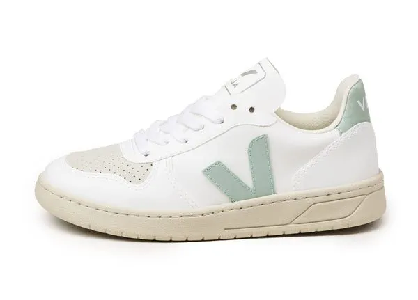 Veja V-10 CWL White / Matcha (VX0703062B)