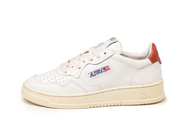 Autry Medalist W White / Rust (AULWLL48)