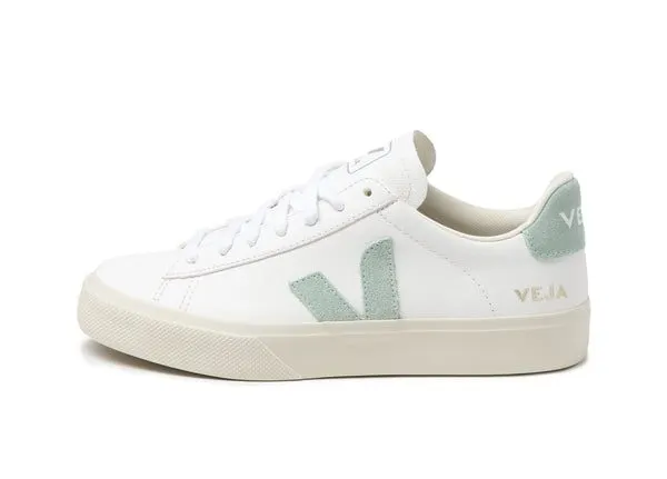 Veja Campo Chromefree Leather W Extra White / Matcha (CP0502485A)