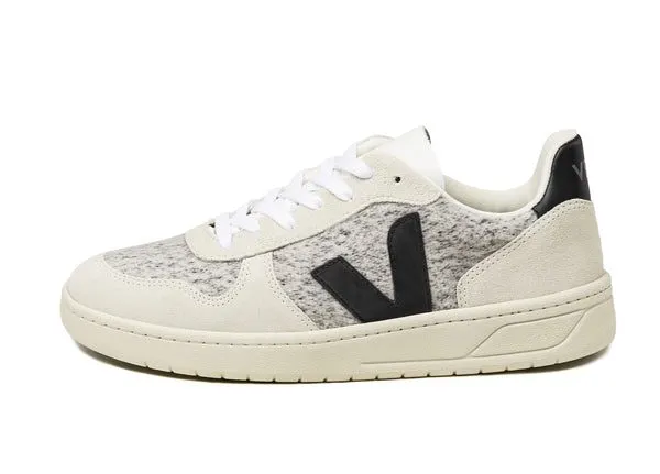 Veja V-10 Flannel Snow / Black (VX0401439B)