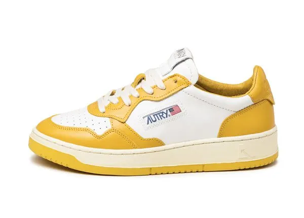 Autry Medalist White / Yellow (AULMWB12)