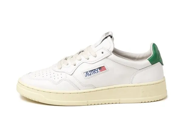 Autry Medalist Leat / Leat White / Green (AULMLL20)
