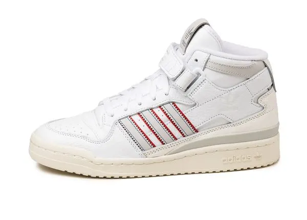 Adidas Forum Mid Footwear White / Grey One / Blue (H03434)