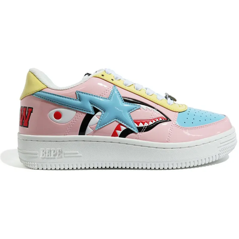 A Bathing Ape Bape Sta Low M2 20th Anniversary Patent Pink (1G30191002)