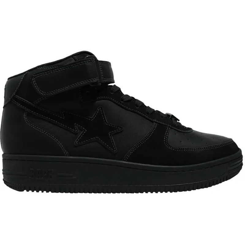 A Bathing Ape Bape Sta Mid Black (1H30-191-006-BLK)
