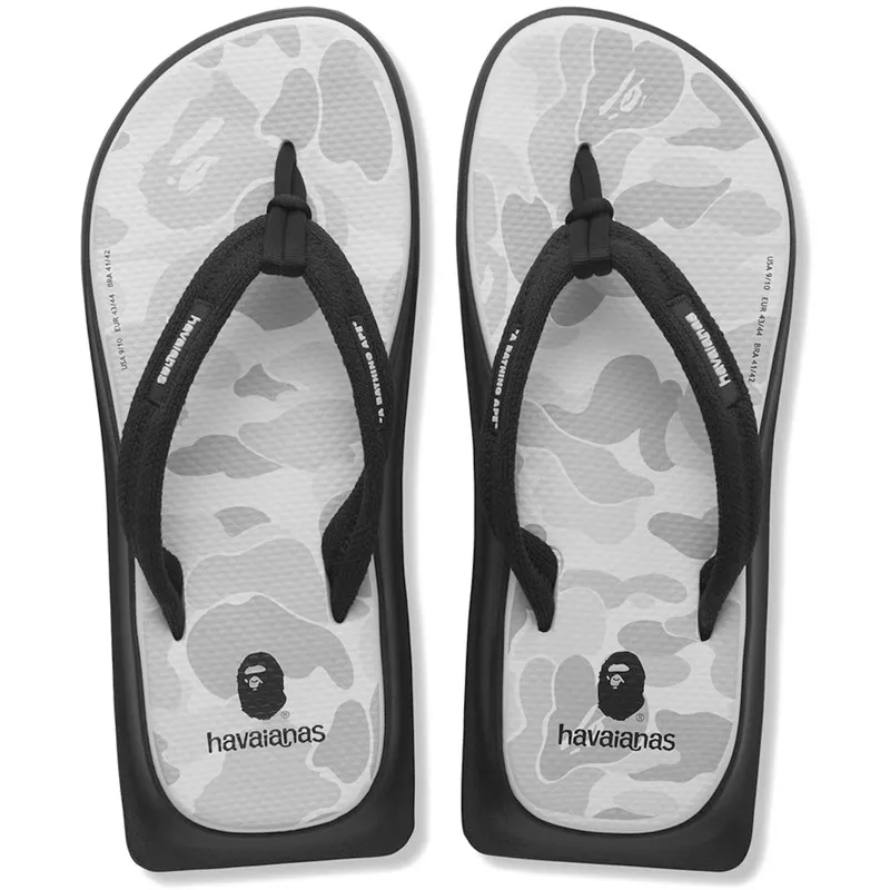 A Bathing Ape Havaianas Tradi Zori White Camo (001FWH231951XWHT)