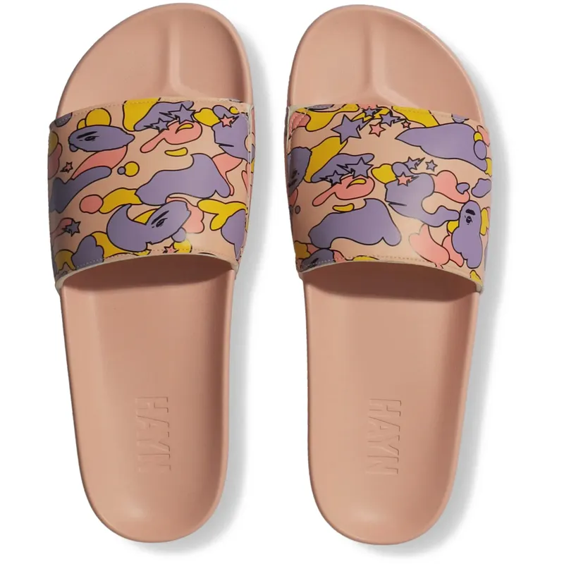 A Bathing Ape Hayn Slide Pink Sta Camo (1H73-191-917 PK)