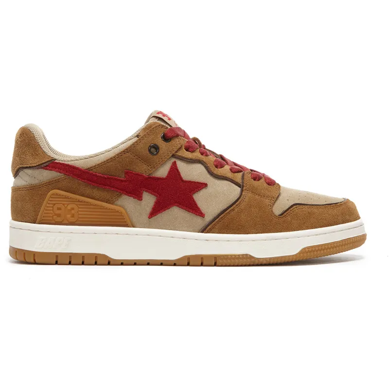 A Bathing Ape Sk8 Sta Wheat Red (001FWG701030X)