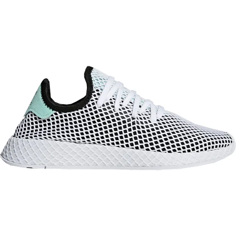 adidas Deerupt Core Black Easy Green (B28076)