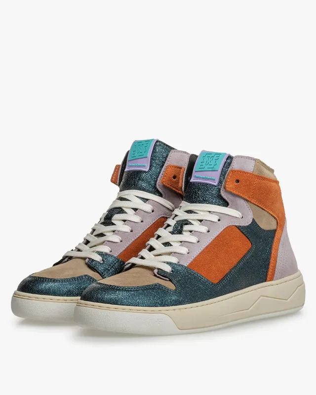 Floris van Bommel Iggi Wedge 01.02 Groen/Oranje (SFW-10077-50-01)