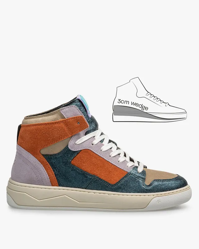 Floris van Bommel Iggi Wedge 01.02 Groen/Oranje (SFW-10077-50-01)