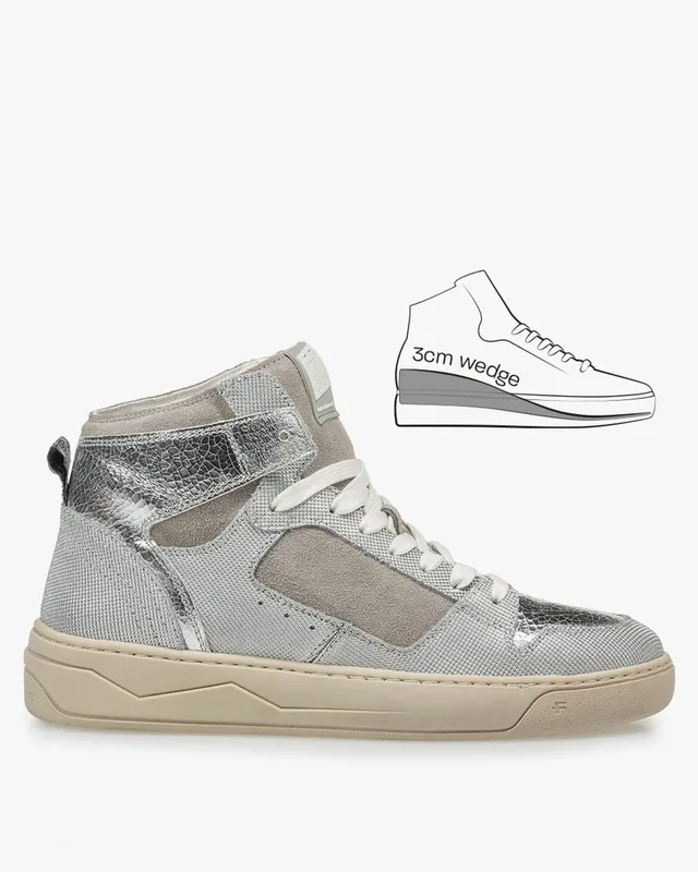 Floris van Bommel Iggi Wedge 01.00 Zilver (SFW-10077-90-01)