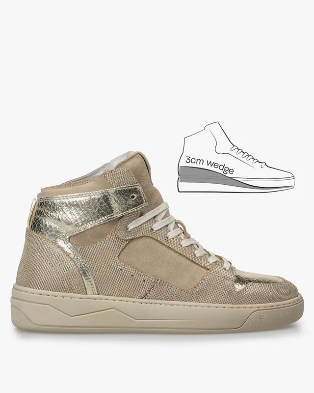 Floris van Bommel Iggi Wedge 01.01 Goud (SFW-10077-91-01)