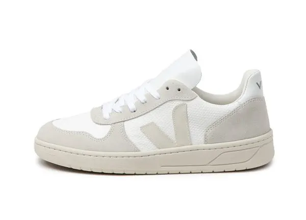 Veja V-10 B-Mesh W White / Natural / Pierre (VX0102499A)