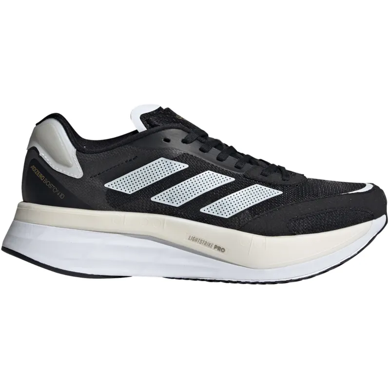 adidas Adizero Boston 10 Black White (W) (H67515)