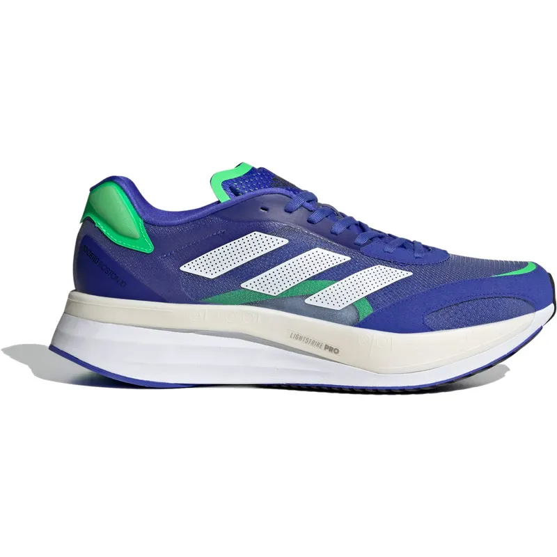 adidas Adizero Boston 10 Sonic Ink Screaming Green (FZ2498)