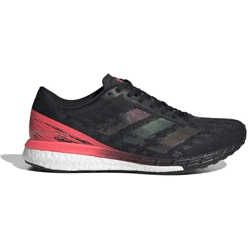 adidas Adizero Boston 9 Black Signal Pink (W) (EG4656)