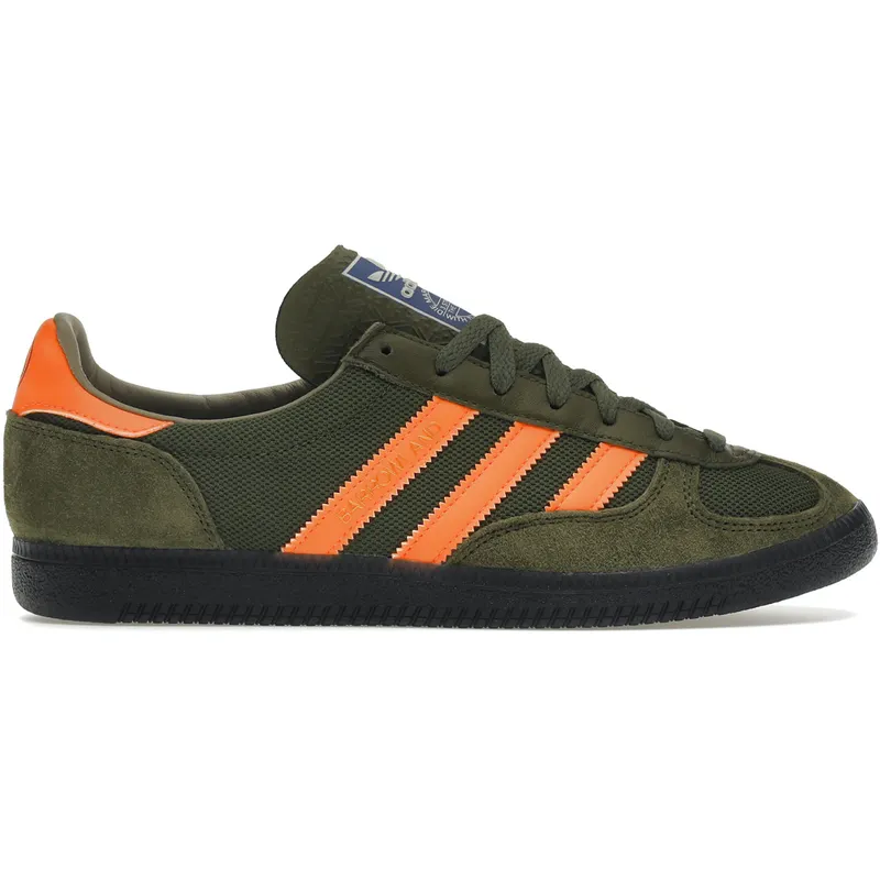 adidas Barrowland SPZL Dust Green Signal Orange Night Navy (GY3069)