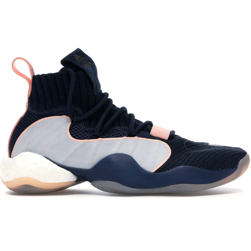 adidas Crazy BYW X Collegiate Navy Clear Orange (B42243)