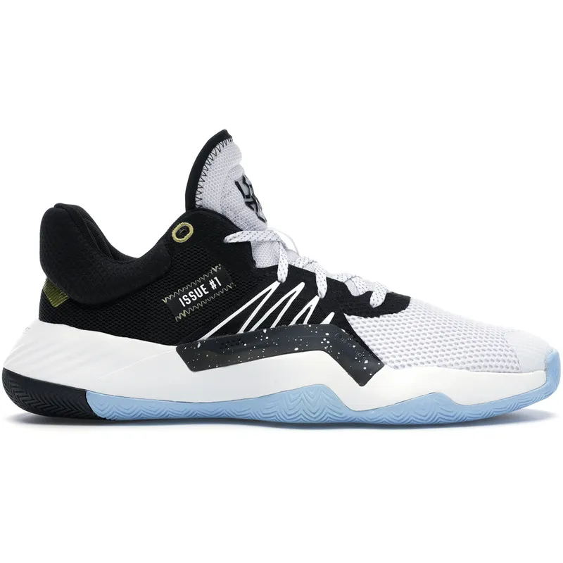 adidas D.O.N. Issue #1 White Black Gold Metallic (EG5670)