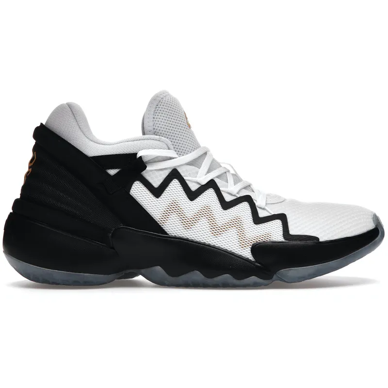 adidas D.O.N. Issue #2 White Black Gold (FU7384)