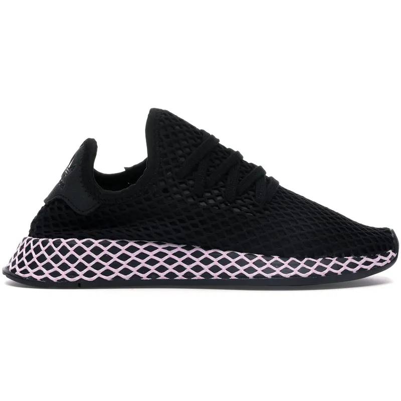 adidas Deerupt Core Black Clear Lilac (W) (B37602)