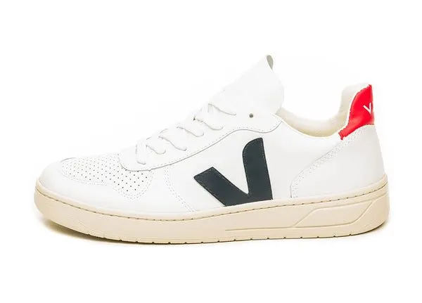 Veja V-10 Leather Extra White / Nautico Pekin (VX0201267)