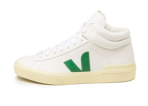 Veja Minotaur Chromfree Leather White / Emeraude (TR0502944B)