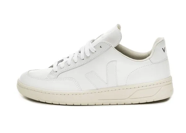 Veja V-12 Leather Extra White / Extra White (XD0202297B)