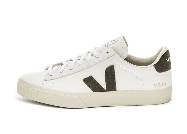 Veja Campo Chromefree Leather Extra White / Kaki (CP0502347B)