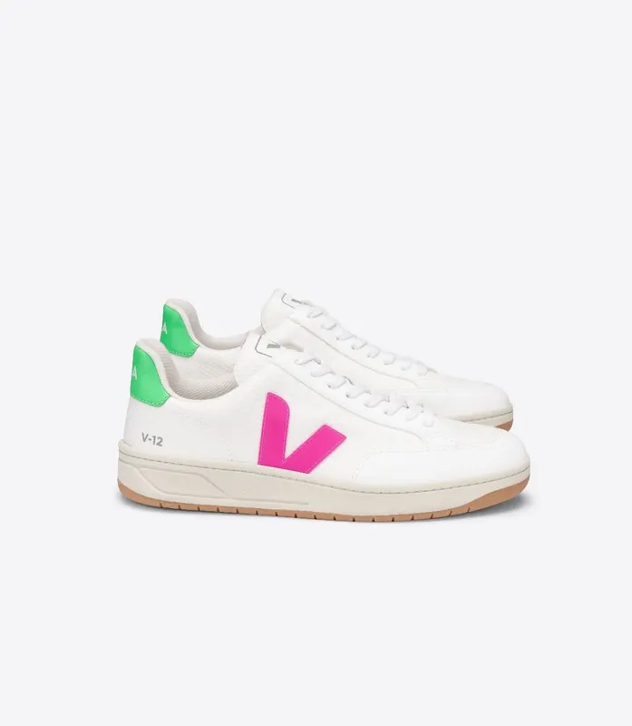 Veja V-12 B-MESH WHITE SARI ABSINTHE (XD012498)