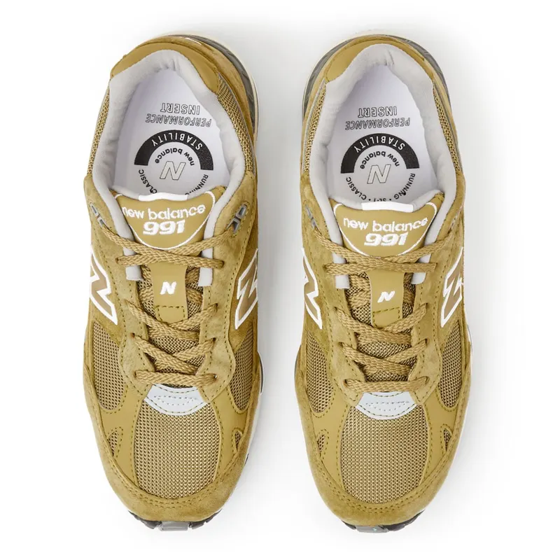 New Balance W991 Green Moss / Cloud Cream (W991GGW)