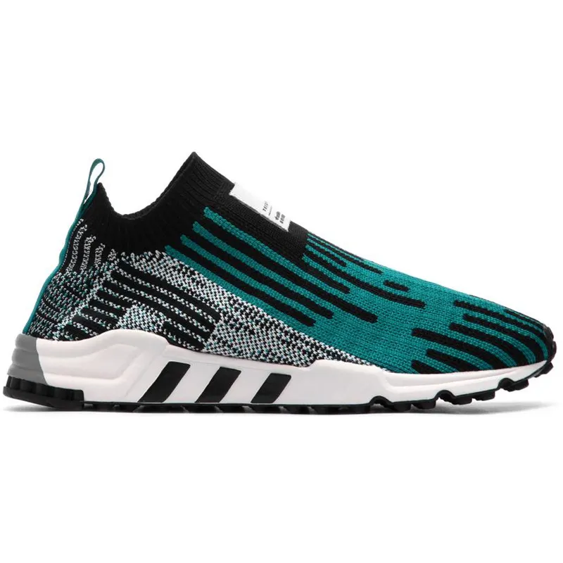 adidas EQT Support Sock Core Black Sub Green (B37523)